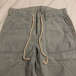 American Eagle Outfitters Light Blue Striped Pants